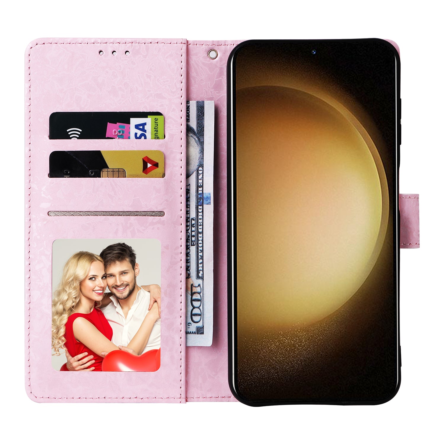 For Samsung Galaxy S24 Case Wallet RFID Blocking Leather Floral Phone Cover For Samsung Galaxy S24 Case Wallet RFID Blocking Leather Floral Phone Cover